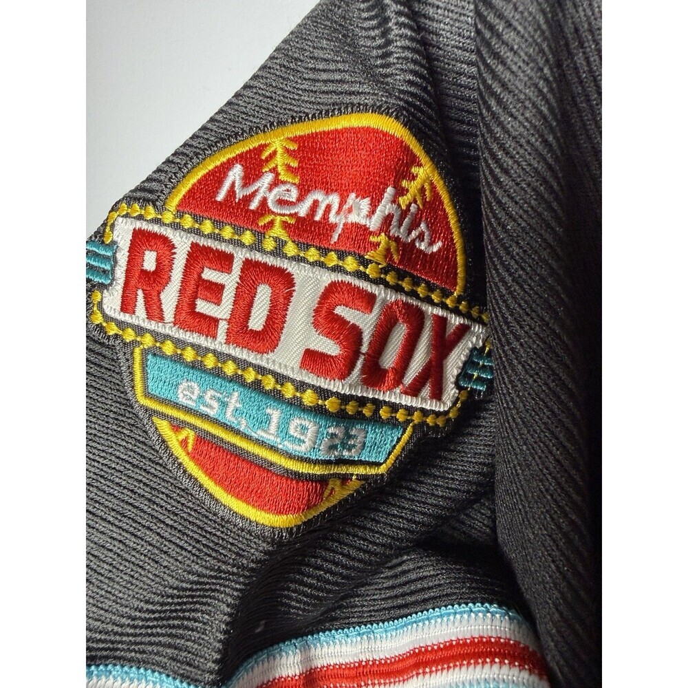 Memphis Red Sox #5 Headgear Classics Negro League Baseball Jersey SZ XL Youth - Picture 6 of 12